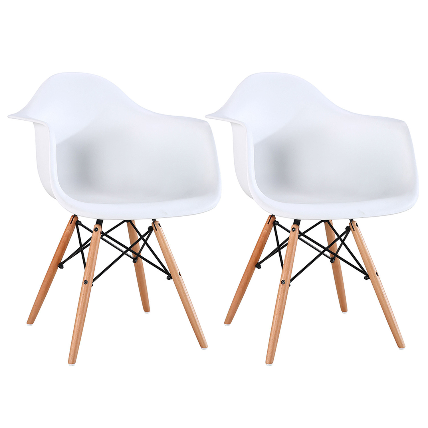 Pack 2 cadeiras de jantar Nordic Style Esera 81x61x62cm Thinia Home Nordic Dining Chairs 1